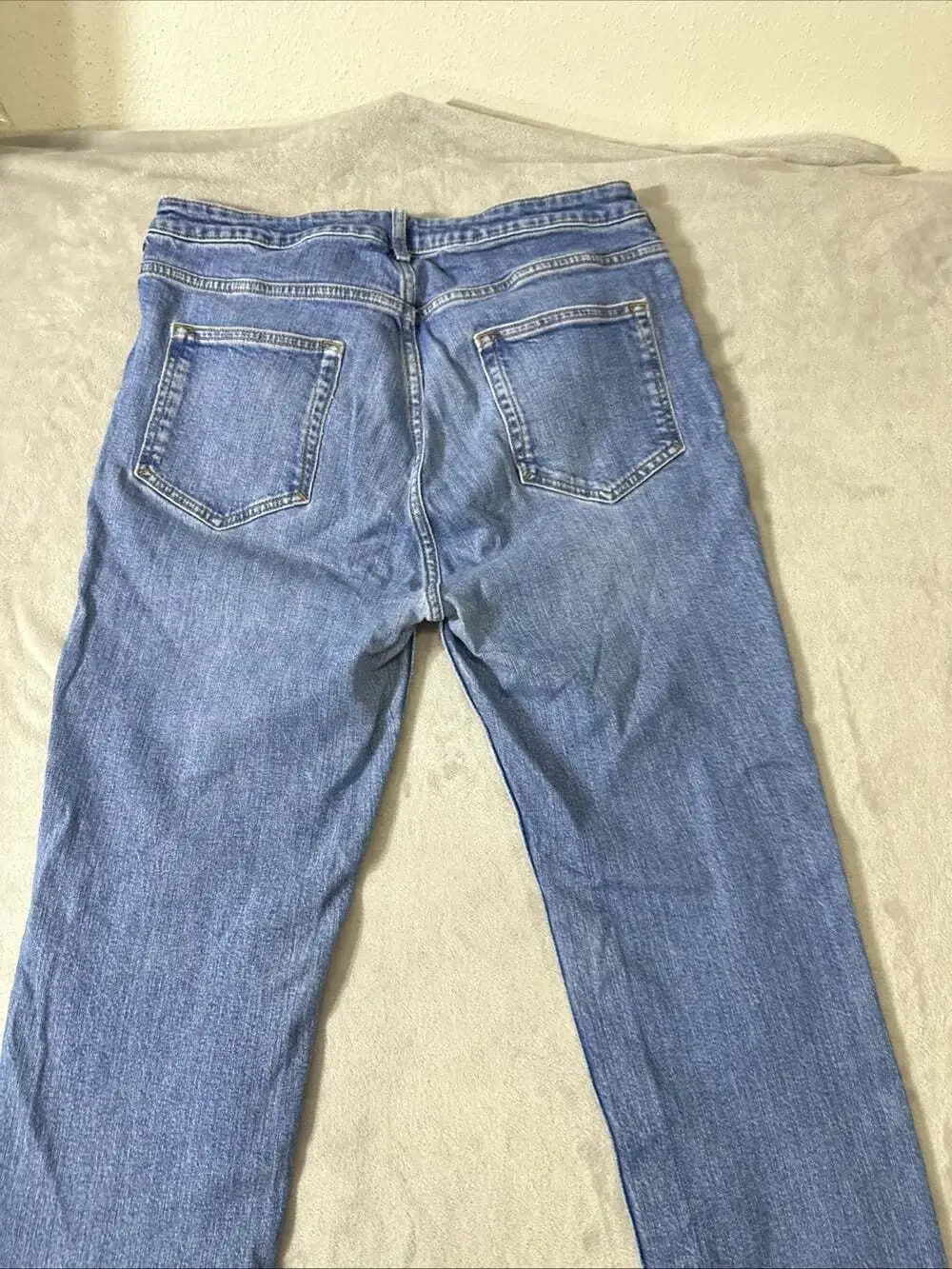 Pilcro High Rise Wide Leg Jeans Women’s Size 31 Medium Wash Denim